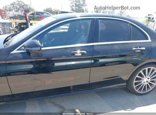 55SWF4JB1GU121873 2016 MERCEDES-BENZ C-CLASS Black Widok wnętrza 360 stopni