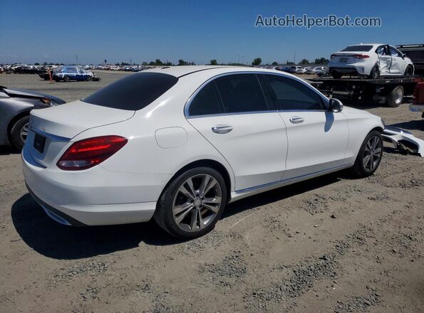 55SWF4JB1GU133747 2016 MERCEDES-BENZ C White უკანა მარჯვენა
