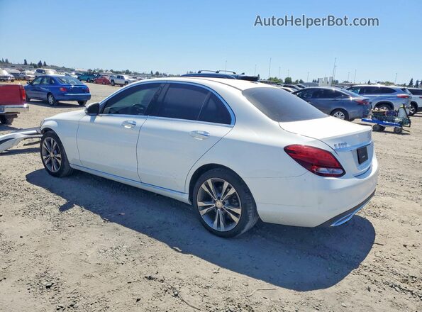 55SWF4JB1GU133747 2016 MERCEDES-BENZ C White უკანა მარცხენა