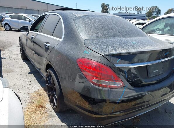 55SWF4JB1GU148670 2016 MERCEDES-BENZ C-CLASS Black Trasero izquierdo