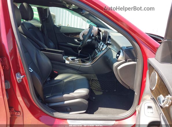 55SWF4JB1GU163623 2016 MERCEDES-BENZ C-CLASS Красный Вид салона спереди