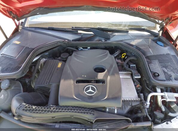 55SWF4JB1GU163623 2016 MERCEDES-BENZ C-CLASS Красный Вид сзади