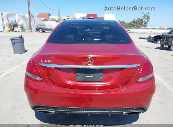 55SWF4JB1GU163623 2016 MERCEDES-BENZ C-CLASS Красный 