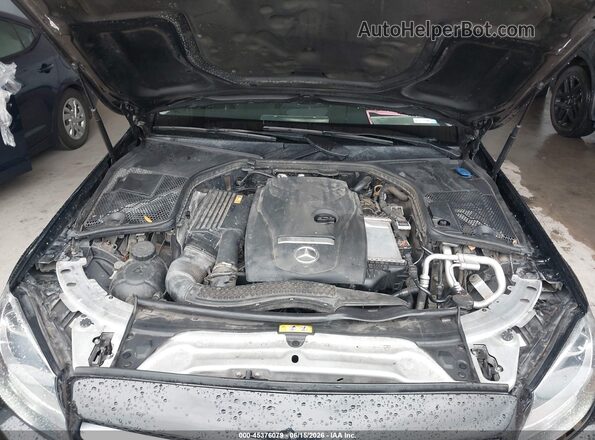 55SWF4JB1HU218296 2017 MERCEDES-BENZ C-CLASS Черный Вид сзади
