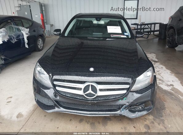 55SWF4JB1HU218296 2017 MERCEDES-BENZ C-CLASS Черный Вид щитка приборов