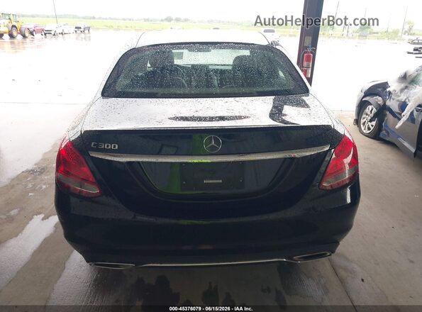 55SWF4JB1HU218296 2017 MERCEDES-BENZ C-CLASS Черный 