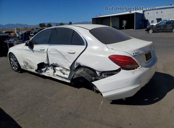 55SWF4JB1HU233607 2017 MERCEDES-BENZ C White 