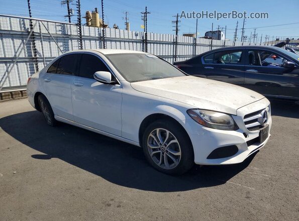 55SWF4JB1HU233607 2017 MERCEDES-BENZ C White 