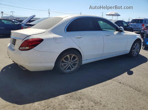 55SWF4JB1HU233607 2017 MERCEDES-BENZ C White 