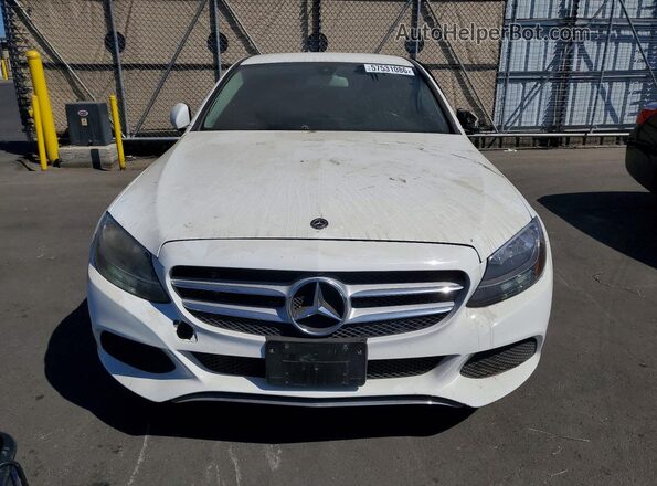 55SWF4JB1HU233607 2017 MERCEDES-BENZ C White 