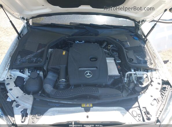 55SWF4JB1JU253796 2018 MERCEDES-BENZ C-CLASS White Вид ззаду