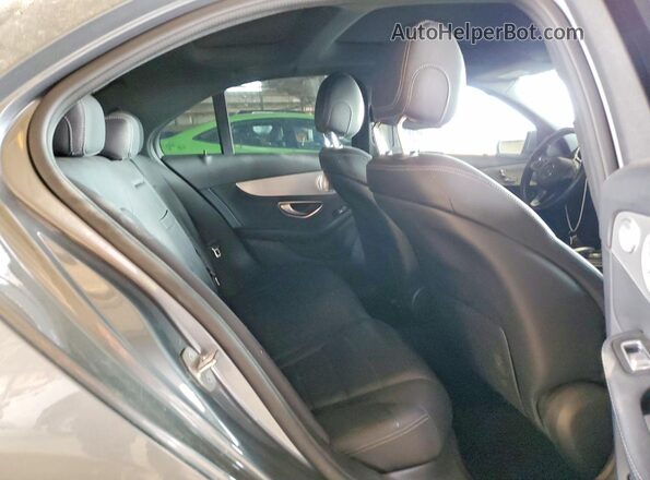 55SWF4JB1JU282148 2018 MERCEDES-BENZ C Gray Widok tylnych siedzeń