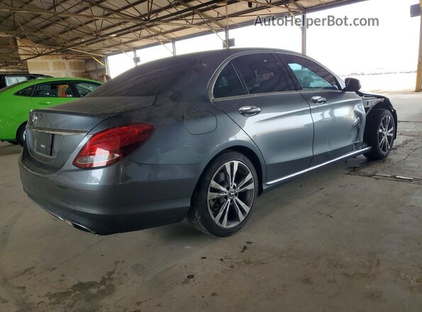 55SWF4JB1JU282148 2018 MERCEDES-BENZ C Gray Tył prawy