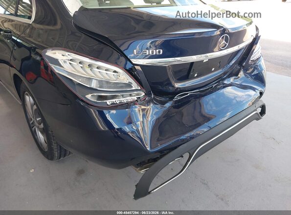 55SWF4JB2GU099396 2016 MERCEDES-BENZ C-CLASS Синий Вид спереди