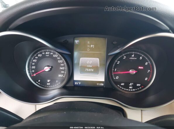 55SWF4JB2GU099396 2016 MERCEDES-BENZ C-CLASS Синий Вид задних сидений