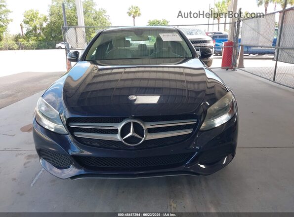 55SWF4JB2GU099396 2016 MERCEDES-BENZ C-CLASS Синий Вид щитка приборов