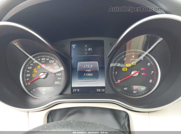 55SWF4JB2GU133885 2016 MERCEDES-BENZ C-CLASS Красный Вид задних сидений