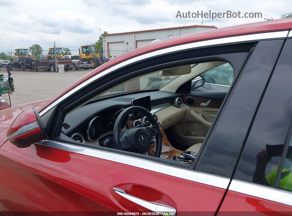 55SWF4JB2GU133885 2016 MERCEDES-BENZ C-CLASS Красный Вид спереди