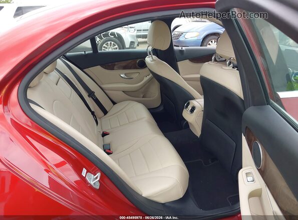 55SWF4JB2GU133885 2016 MERCEDES-BENZ C-CLASS Красный Вид наклейки с VIN-кодом