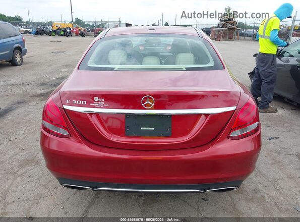 55SWF4JB2GU133885 2016 MERCEDES-BENZ C-CLASS Красный 