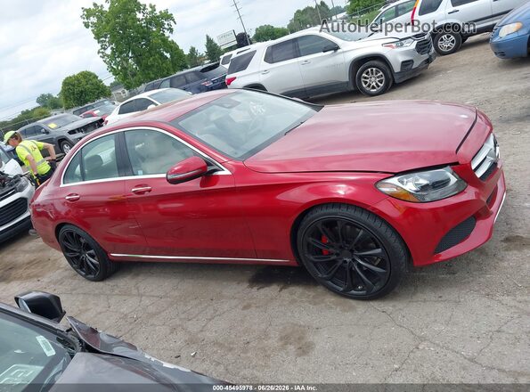 55SWF4JB2GU133885 2016 MERCEDES-BENZ C-CLASS Красный Вид щитка приборов