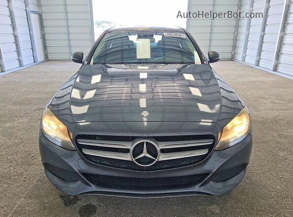 55SWF4JB2GU159130 2016 MERCEDES-BENZ C Серый Вид спереди