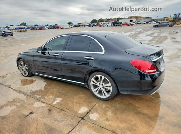 55SWF4JB2GU166238 2016 MERCEDES-BENZ C Black Задня ліва чверть