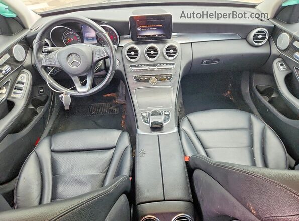 55SWF4JB2GU166238 2016 MERCEDES-BENZ C Black Вид панелі приладів