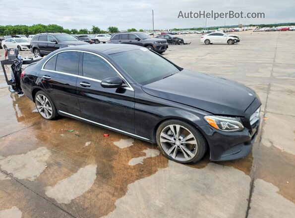 55SWF4JB2GU166238 2016 MERCEDES-BENZ C Black Передня права чверть