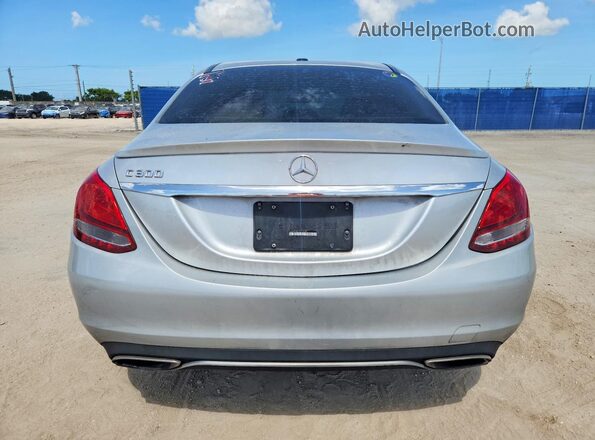 55SWF4JB2GU170385 2016 MERCEDES-BENZ C Silver 