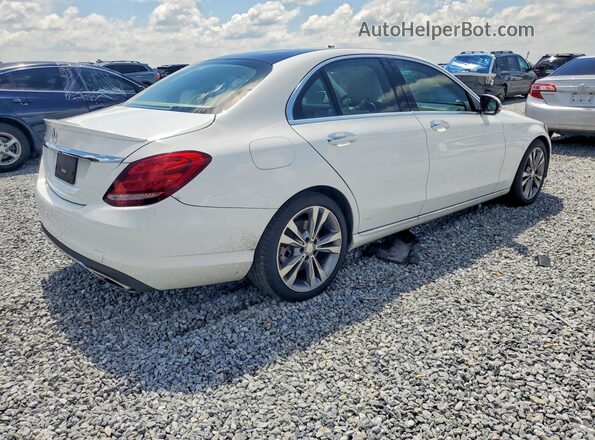 55SWF4JB2GU178633 2016 MERCEDES-BENZ C White Задня права чверть