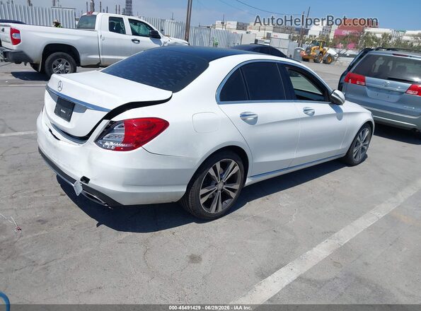 55SWF4JB2HU189925 2017 MERCEDES-BENZ C-CLASS White უკანა მარჯვენა