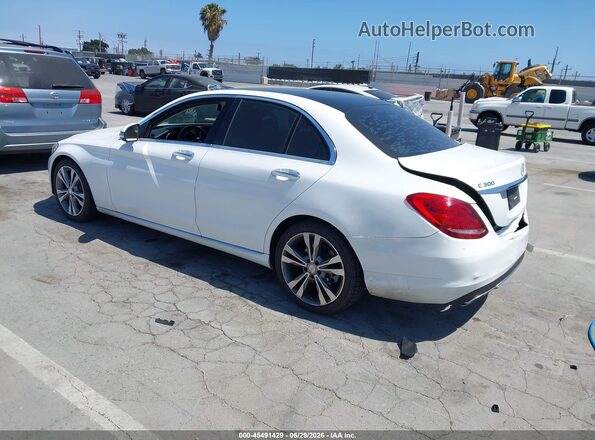 55SWF4JB2HU189925 2017 MERCEDES-BENZ C-CLASS White უკანა მარცხენა