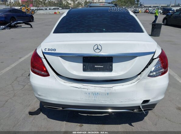 55SWF4JB2HU189925 2017 MERCEDES-BENZ C-CLASS White წინა ხედი