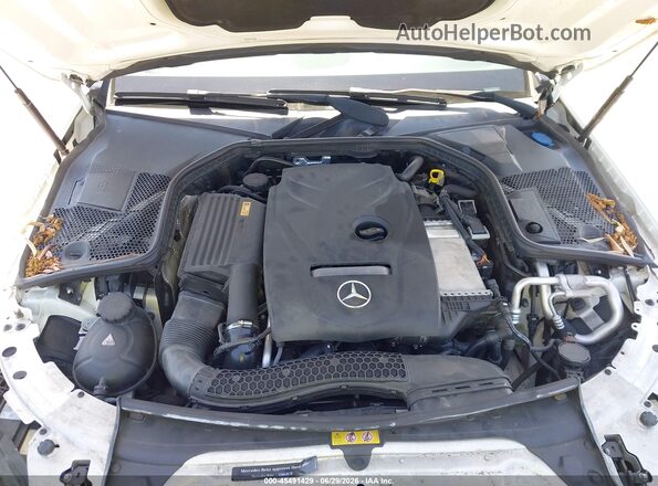 55SWF4JB2HU189925 2017 MERCEDES-BENZ C-CLASS White უკანა ხედი