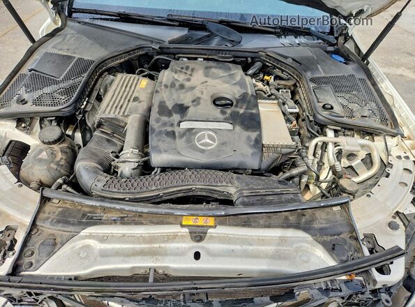 55SWF4JB2HU216346 2017 MERCEDES-BENZ C White Սալոնի հետևի տեսք