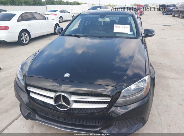 55SWF4JB2HU220459 2017 MERCEDES-BENZ C-CLASS Black Front view