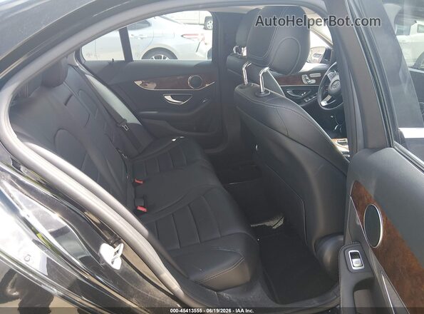 55SWF4JB2HU220459 2017 MERCEDES-BENZ C-CLASS Black VIN sticker view