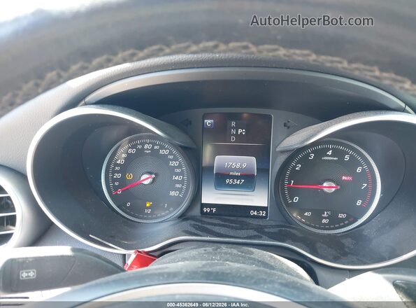 55SWF4JB2HU227637 2017 MERCEDES-BENZ C-CLASS Gray Widok tylnych siedzeń