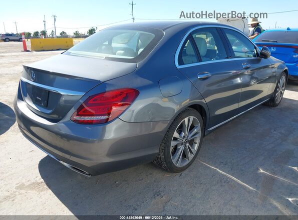 55SWF4JB2HU227637 2017 MERCEDES-BENZ C-CLASS Gray Tył prawy