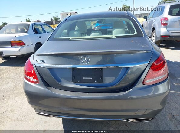 55SWF4JB2HU227637 2017 MERCEDES-BENZ C-CLASS Gray 