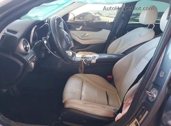 55SWF4JB2HU231929 2017 MERCEDES-BENZ C Gray 