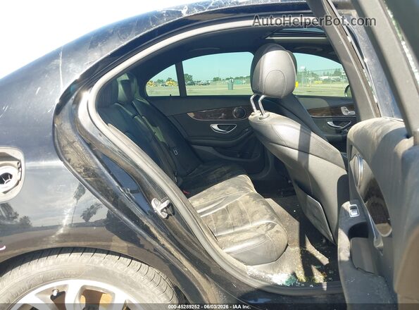 55SWF4JB2JU255668 2018 MERCEDES-BENZ C-CLASS Black Vista de la etiqueta del VIN
