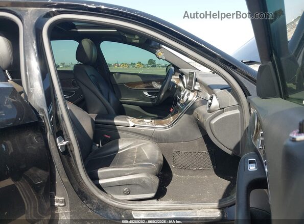 55SWF4JB2JU255668 2018 MERCEDES-BENZ C-CLASS Black Vista interior delantera