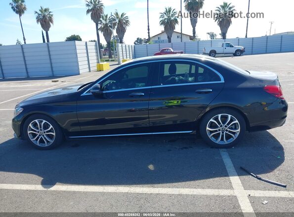 55SWF4JB2JU255668 2018 MERCEDES-BENZ C-CLASS Black Vista interior de 360 grados
