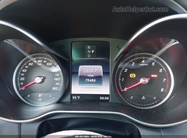 55SWF4JB2JU275760 2018 MERCEDES-BENZ C-CLASS Белый Вид задних сидений