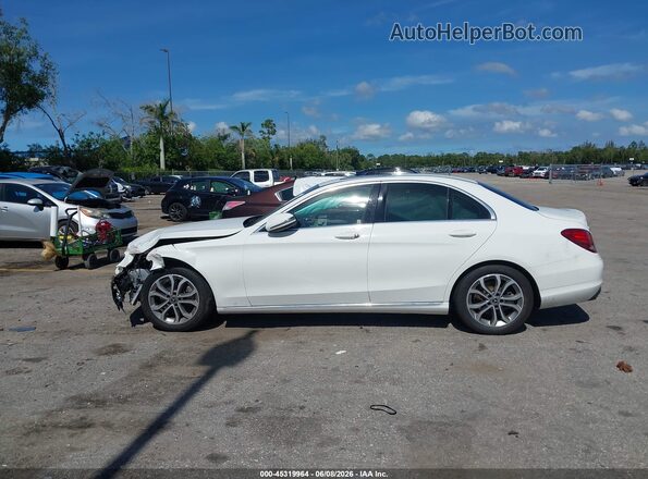 55SWF4JB2JU275760 2018 MERCEDES-BENZ C-CLASS Белый Панорамный вид салона 360°