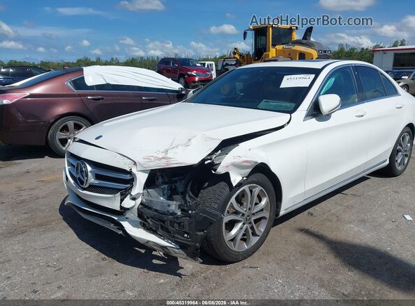 55SWF4JB2JU275760 2018 MERCEDES-BENZ C-CLASS Белый 