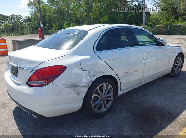 55SWF4JB2JU275760 2018 MERCEDES-BENZ C-CLASS Белый 