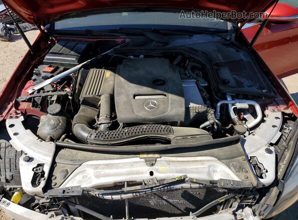 55SWF4JB2JU276343 2018 MERCEDES-BENZ C Red Rear interior view